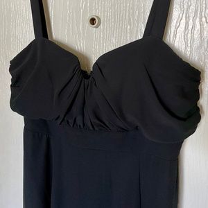 Black maxi dress